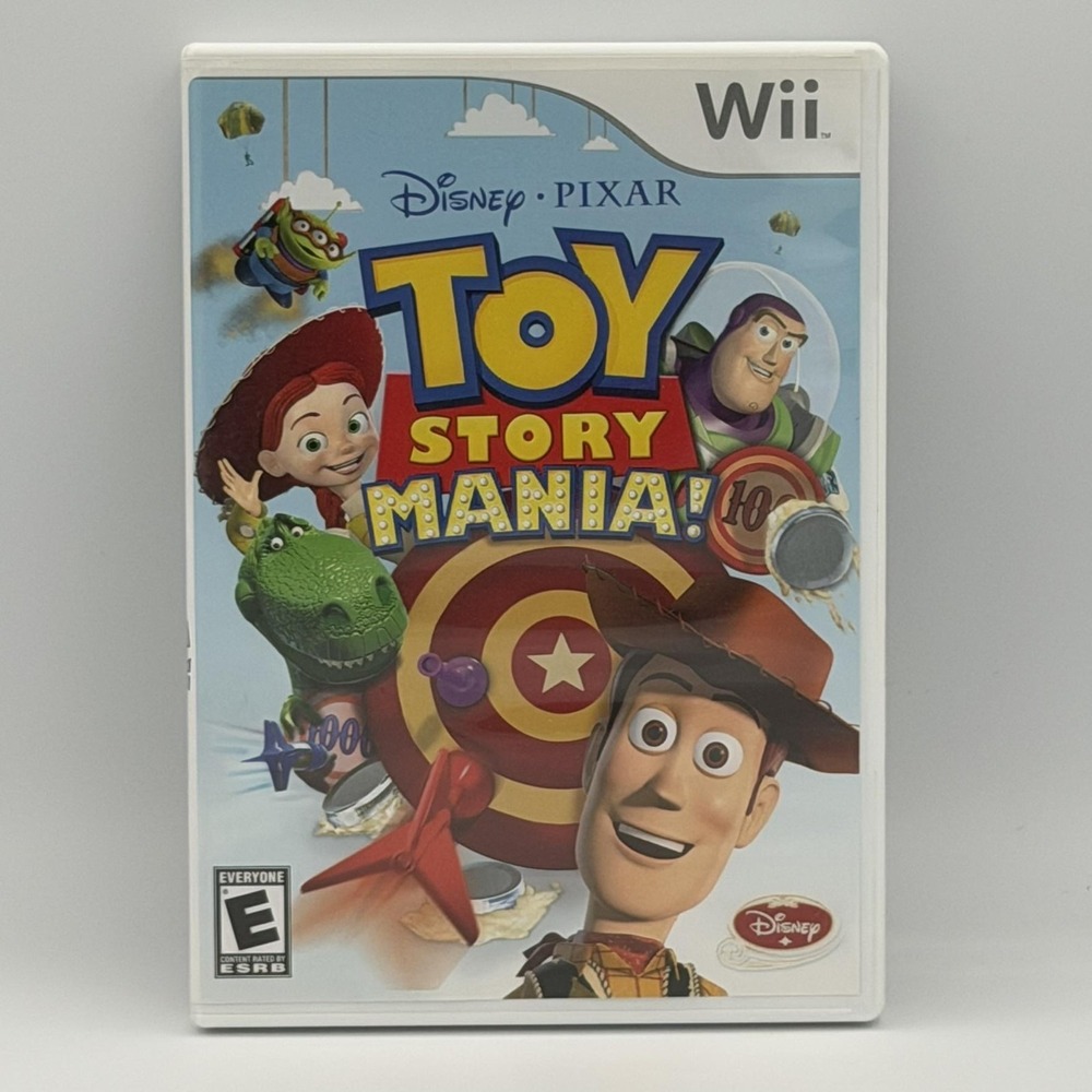 Disney Pixar Toy Story Mania! Nintendo Wii Complete CIB 2009 NTSC-U/C E